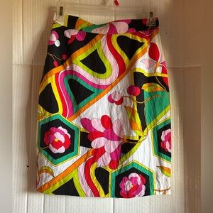 Byblos Multicolor Abstract Skirt